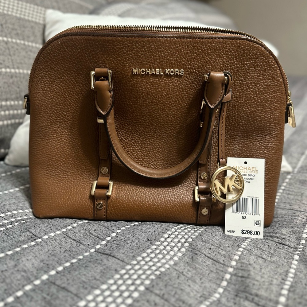 Michael Kors Brown Leather Women's Bag